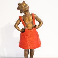 Little girl, Bronze, 100 cm